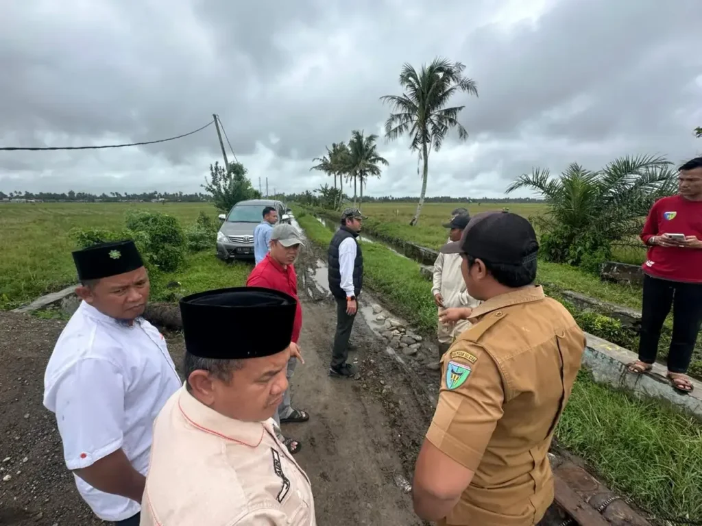 penghujung-tahun,-rahmat-saleh-soroti-pembangunan-irigasi-tersier-mangkrak-di-pessel