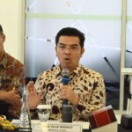 Anggota Komisi VII DPR RI Bane Raja Manalu, kunjungan kerja Komisi VII DPR RI ke Balai Besar Standardisasi dan Pelayanan Jasa Industri Bahan dan Barang Teknik (B4T) Kementerian Perindustrian RI di Bandung, Jawa Barat, Senin (25/5/2026). Foto: Aha/Karisma