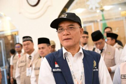Anggota Tim Pengawas (Timwas) Haji DPR RI, Marwan Dasopang saat di AlQim’ma Hall, Makkah, Minggu (24/5/2026). Foto: Andri/Sari