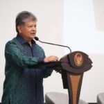 Plt. Deputi Bidang Koordinasi Industri, Ketenagakerjaan, dan Pariwisata Kementerian Koordinator Bidang Perekonomian Dida Gardera dalam acara Alumni Gathering Program Partnering in Business with Germany di Jakarta, Selasa (19/05).
