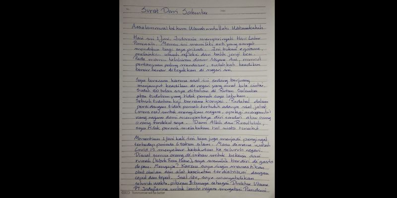 surat-dari-salemba,-arief-pramuhanto:-saya-tidak-korupsi