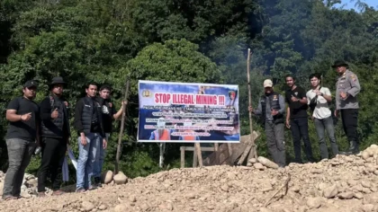 satreskrim-polres-limapuluh-kota-tertibkan-aktivitas-tambang-emas-ilegal-di-kapur-ix