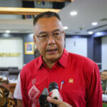 Anggota Badan Aspirasi Masyarakat (BAM) DPR RI, Harris Turino, usai mengikuti agenda Rapat Dengar Pendapat Umum (RDPU) antara BAM DPR RI dan Federasi Serikat Pekerja BUMN Indonesia Raya di Gedung Nusantara II, Senayan, Jakarta, Rabu (3/6/2026). Foto : Mentari/Alma