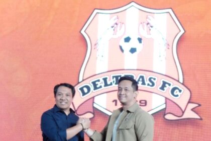 Deddy Adrianto Wibowo saat resmi ditunjuk sebagai Presiden baru Deltras FC untuk musim 2026/2027.