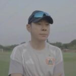 Para pemain Persija Jakarta mengikuti sesi latihan perdana di Training Ground Bojongsari di bawah arahan Shin Tae-yong.