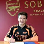 Winger asal Yunani Christos Tzolis saat berseragam klub untuk memperkuat lini serang Arsenal