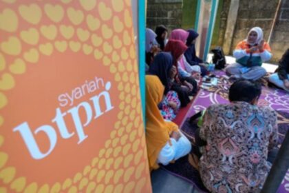 Gedung kantor PT Bank BTPN Syariah Tbk di Jakarta