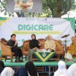 Suasana kegiatan literasi digital program DIGICARE 2026 oleh dosen dan mahasiswa UMJ di SMA Muhammadiyah 25 Setiabudi.