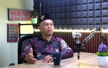 Gedung kantor BPKP di Jakarta dengan latar langit cerah