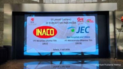 Gedung JEC Eye Hospitals & Clinics sebagai penyedia layanan kesehatan mata di Indonesia