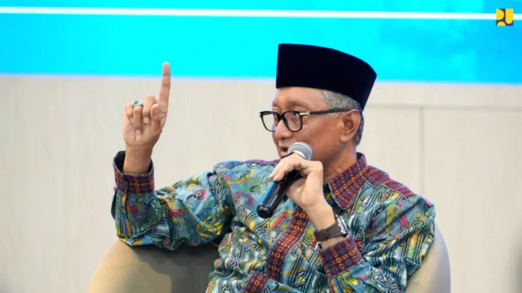 Menteri Pekerjaan Umum Dody Hanggodo saat menghadiri agenda resmi kementerian.