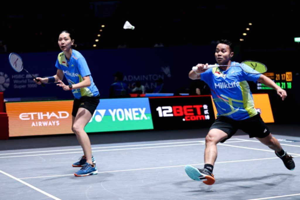 Rehan Naufal Kusharjanto dan Gloria Emanuelle Widjaja bersiap bertanding di Taipei Open 2026