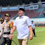 Stadion Pakansari dengan atap yang telah diperbaiki sepenuhnya menjelang Piala AFF 2026.