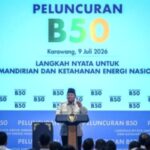 Pipa penyaluran bahan bakar biodiesel di fasilitas distribusi energi nasional.
