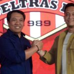 Deddy Adrianto Wibowo saat diperkenalkan sebagai Presiden baru Deltras FC