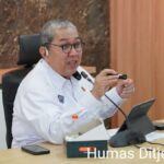 Focus Group Discussion (FGD) Penguatan Tata Kelola Logistik Nasional melalui Harmonisasi Kebijakan dan Sinergi Penyelenggaraan Transportasi di kantor Ditjen Intram, Jakarta, Selasa (21/7).