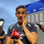 Pelatih Timnas Indonesia John Herdman saat memimpin sesi pemusatan latihan di Bali United Training Center.