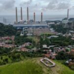 Lokasi proyek pembangunan PLTU Koto Ringin di Kabupaten Siak yang terbengkalai sejak tahun 2009.