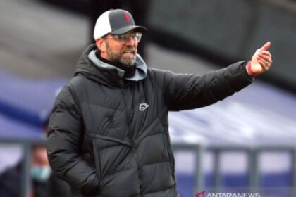 Juergen Klopp saat konferensi pers resmi pengangkatannya sebagai pelatih baru Timnas Jerman