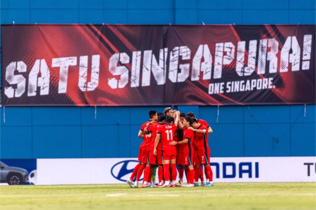 Skuad Timnas Indonesia saat menjalani sesi latihan jelang laga melawan Singapura di Piala AFF 2026.