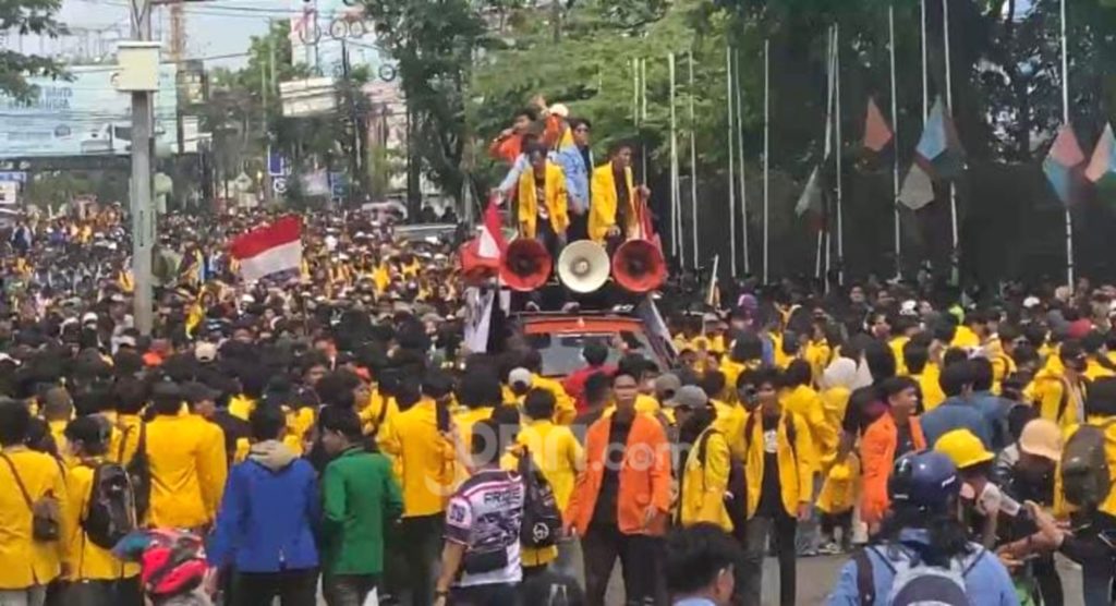 Ahmad Kailani dari Postidar memberikan pernyataan terkait rencana aksi demonstrasi 27 Agustus.