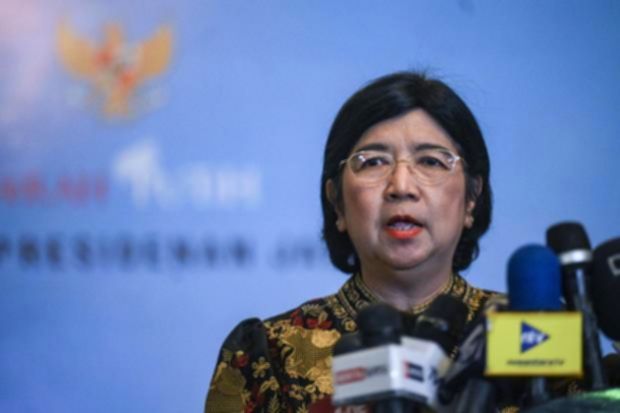 Menteri Koordinator Bidang Perekonomian Airlangga Hartarto memberikan keterangan pers terkait calon Gubernur Bank Indonesia.