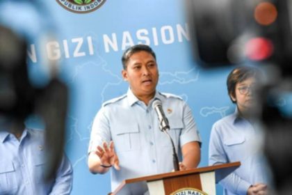 Kepala Badan Gizi Nasional Sudaryono memberikan keterangan terkait alokasi anggaran program Makan Bergizi Gratis.
