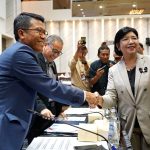 Destry Damayanti saat menjalani uji kelayakan dan kepatutan sebagai calon Gubernur Bank Indonesia di DPR RI