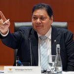 Menko Perekonomian Airlangga Hartarto menerima kunjungan delegasi tingkat tinggi dari Uruguai di Jakarta.