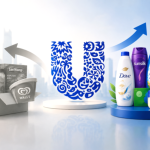 Gedung kantor PT Unilever Indonesia Tbk dengan logo perusahaan yang terpampang jelas di area Jakarta.