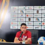 Luka Menalo saat berlatih bersama skuad Persib Bandung dalam persiapan Piala Presiden 2026.