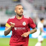 Penyerang Persija Jakarta Gustavo Almeida saat berlaga di lapangan