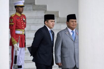 Sekretaris Kabinet Teddy Indra Wijaya saat menghadiri kegiatan resmi pemerintahan.