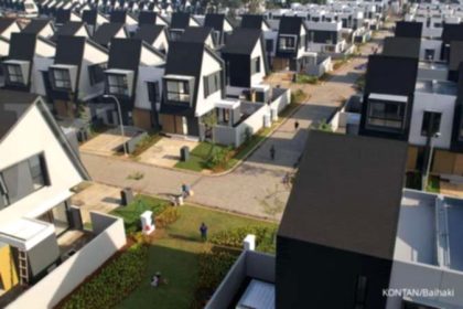 Grafik penurunan indeks sektor properti dan real estat di Bursa Efek Indonesia sepanjang tahun 2026.