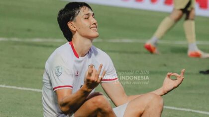 Timnas Indonesia merayakan kemenangan 3-0 atas Timor Leste di Chonburi Daikin Stadium dalam ajang Piala AFF 2026.