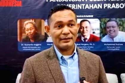Analis politik Boni Hargens memberikan pernyataan mengenai risiko pergantian Kapolri bagi pemerintahan Prabowo Subianto.