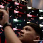 Gedung Bursa Efek Indonesia saat peluncuran instrumen investasi ETF emas baru di Jakarta.