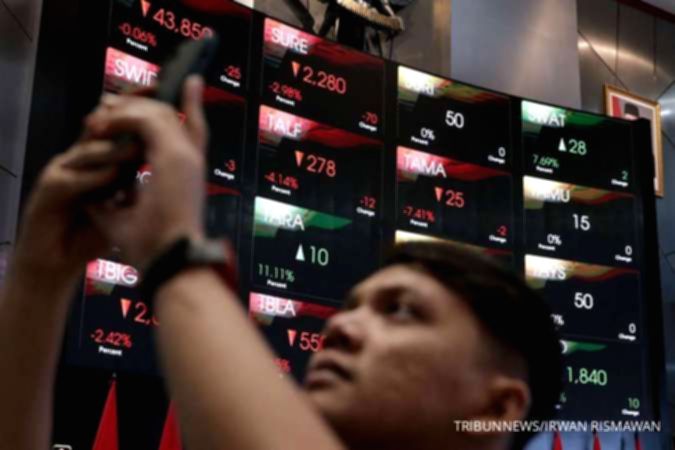 Gedung Bursa Efek Indonesia saat peluncuran instrumen investasi ETF emas baru di Jakarta.