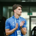Mauro Zijlstra saat mengikuti sesi latihan bersama Arema FC setelah pulih dari cedera.