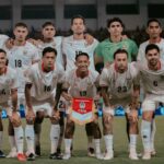 Pemain Timnas Indonesia tampak kecewa setelah kalah 0-3 dari Vietnam di Stadion Pakansari, Bogor.