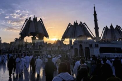 Ilustrasi Bandara Internasional Pangeran Mohammad Bin Abdulaziz di Madinah, Arab Saudi.