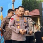 Kapolri Jenderal Pol. Listyo Sigit Prabowo memberikan keterangan terkait isu pergantian pimpinan Polri.