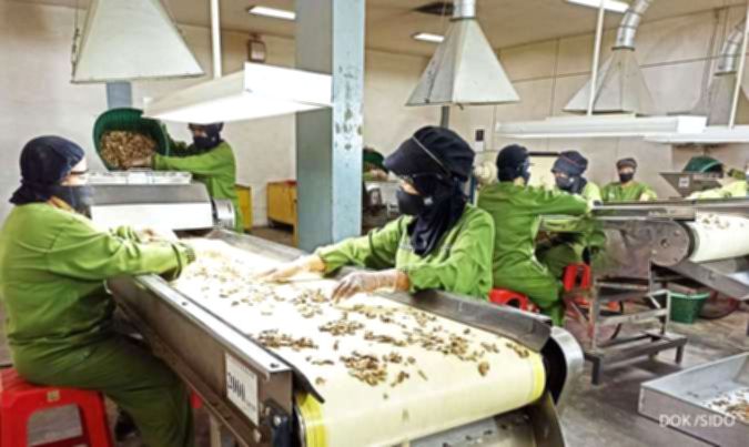 Papan nama PT Industri Jamu dan Farmasi Sido Muncul Tbk di area pabrik