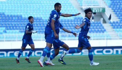 Suasana Stadion Kanjuruhan saat laga Arema FC