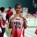 Para atlet muda berfoto bersama usai dinyatakan lolos seleksi Audisi Umum PB Djarum 2026 di Kudus.