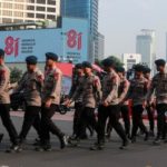 Asisten Utama Kapolri Bidang Perencanaan Umum dan Anggaran, Wahyu Hadiningrat, saat memberikan keterangan pers.