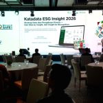 Suasana penganugerahan KESGI Award 2026 bagi perusahaan dengan kinerja ESG terbaik di Sudirman Hall, Jakarta.