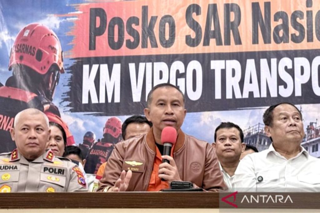 Bangkai kapal Virgo Transport 8 yang terdeteksi di kedalaman 30 meter di perairan Laut Jawa