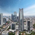 Gedung Graha Merah Putih di kawasan Gatot Subroto, Jakarta, yang dikelola oleh PT Telkom Landmark Tower.