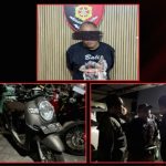 Seorang pria berinisial IMGA ditangkap polisi di Jalan Tangkuban Perahu, Denpasar atas kasus pencurian sepeda motor.